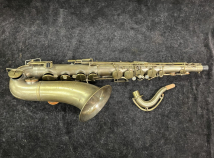 Antique Jerome Thibouville-Lamy Tenor Sax in Silver Plate - Museum Ready!